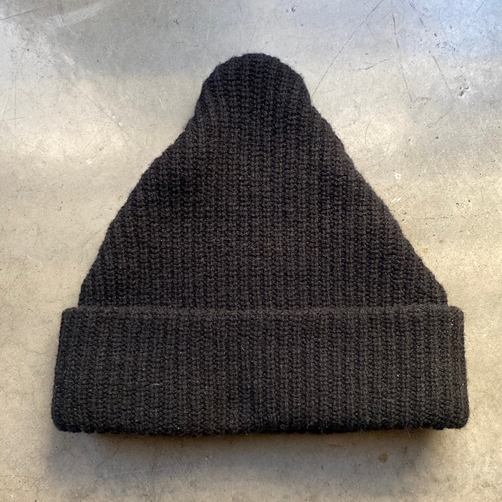 merino wool james street co port beanie black